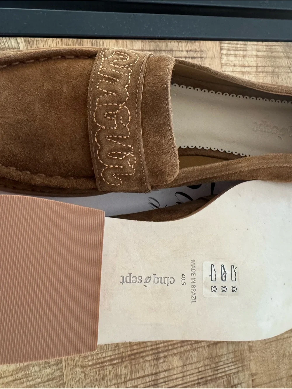 cinq a sept Brown Suede Loafers
